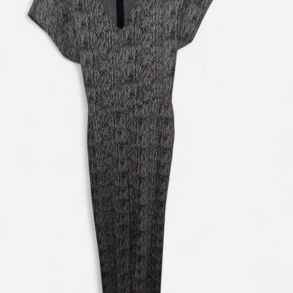 Express Women's Grey and Black Jumpsuit